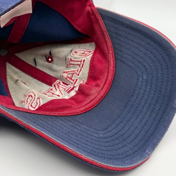 New York Giants NY Embroidered Baseball Cap Adjustable Blue & Red - Picture 5 of 9